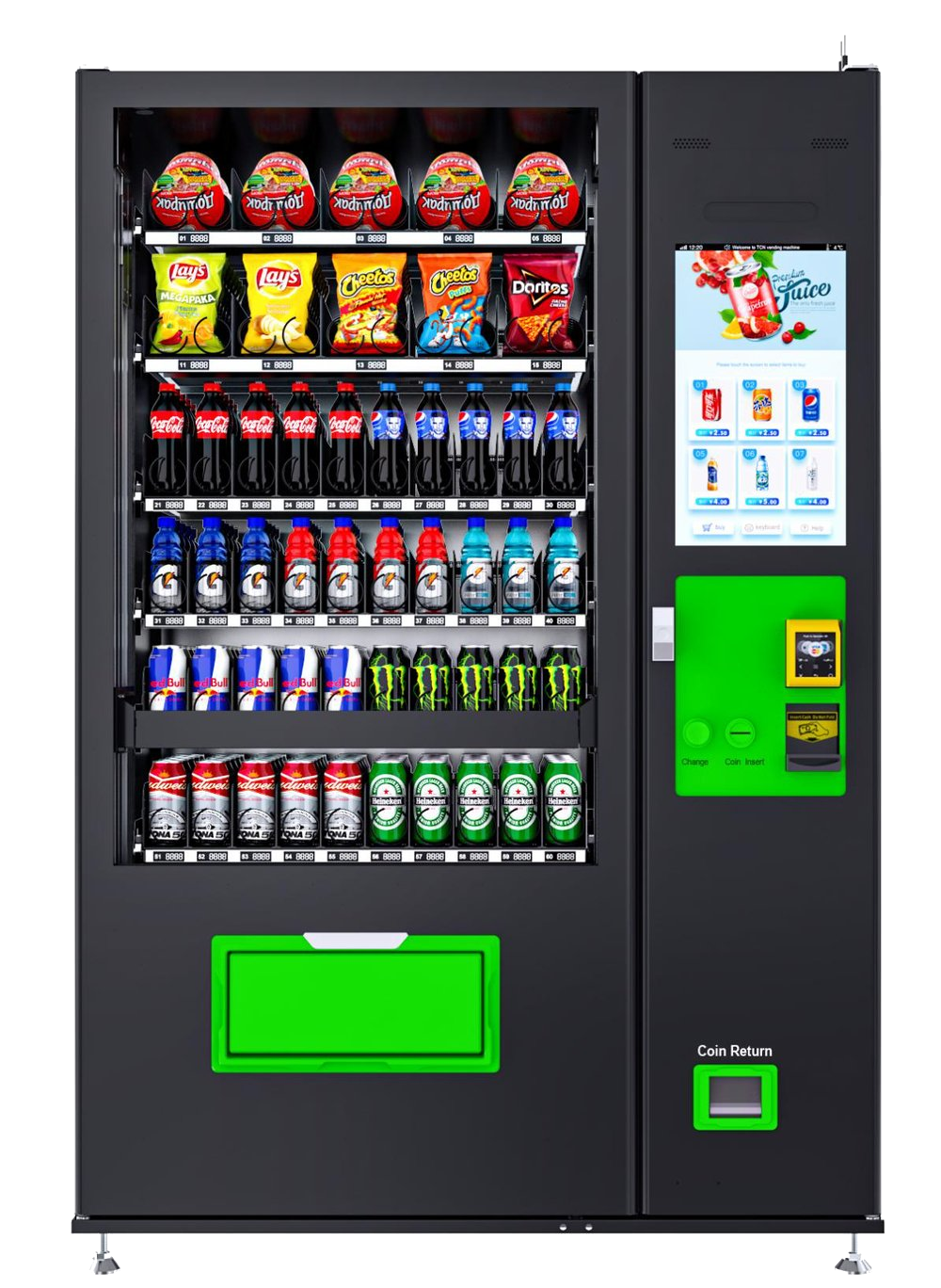 VM-FD-10C(V22) — Snack & drink · 22″ touch