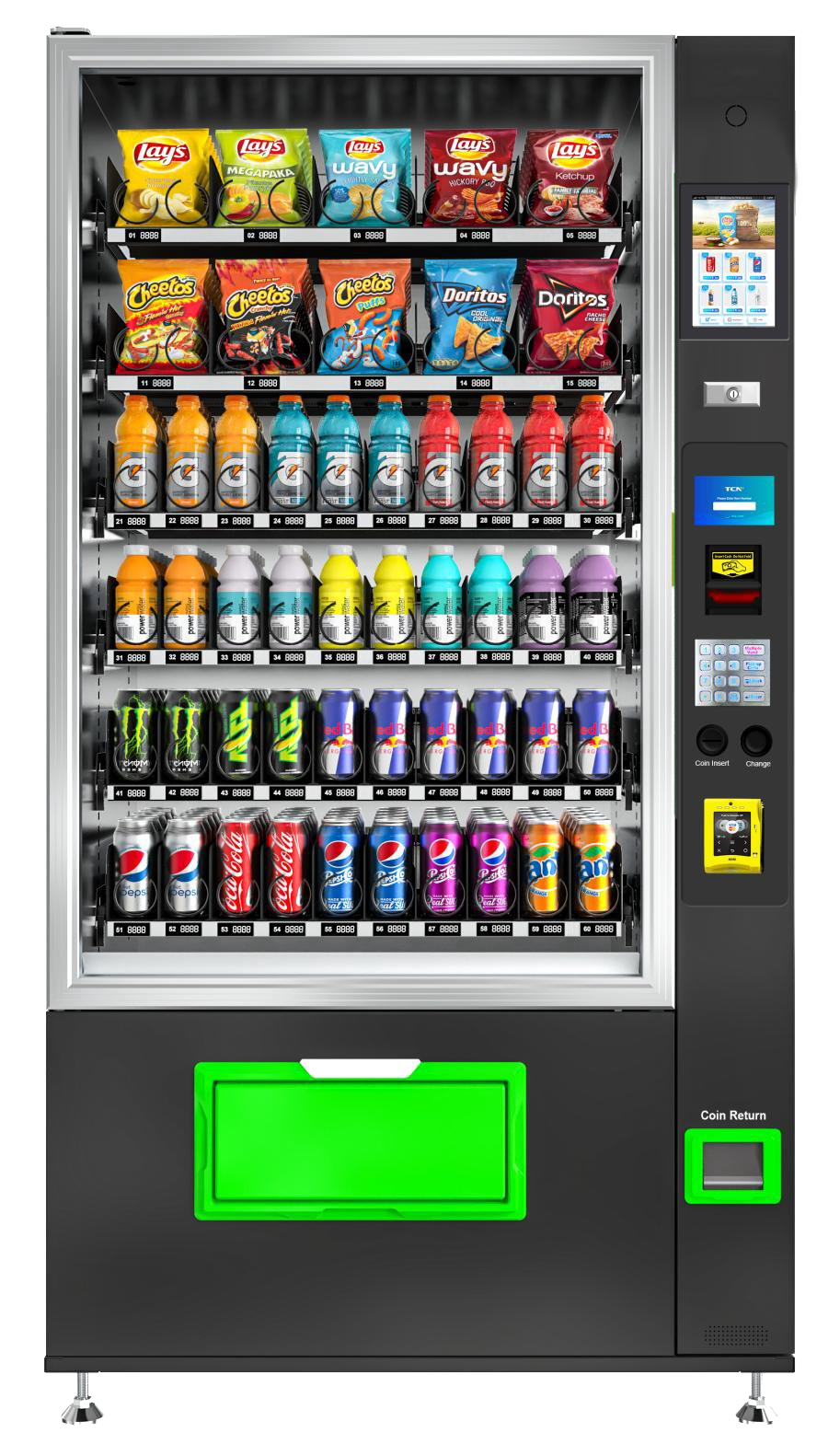 VM-FD-10G(V10) — Snack & drink · 10″ displej